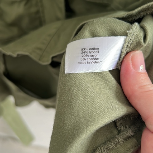 2. Lane Bryant Woman’s Jacket with Peplum waist, zip and snap closure, and belt - Picture 16 of 16